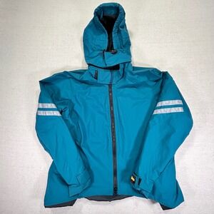Vintage REI NOVARA UniSex Small Rain Jacket All Weather Elements Full Zip Hoodie
